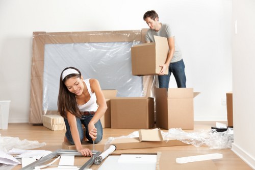 Removal van in Queenspark ready for a local home move