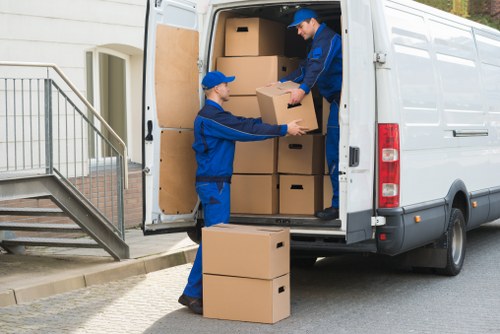 Man with van service helping with a local move in Queenspark