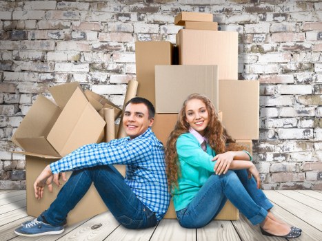 Student removals in Queenspark with boxes ready for transport
