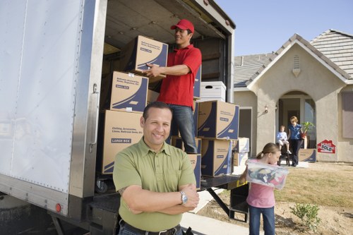 Professional moving truck in Queenspark with packing equipment