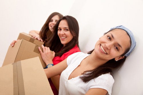 Queenspark furniture removal team packing and handling household items