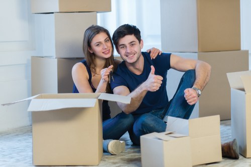Local van service handling boxes and household items