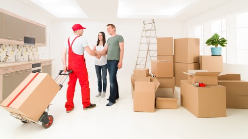 Residential moving service handling household items in Queenspark