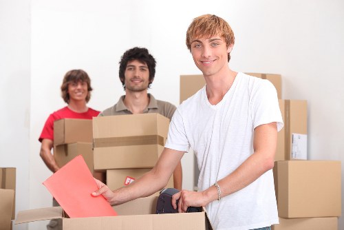 Careful handling of fragile items in a Queenspark removals process
