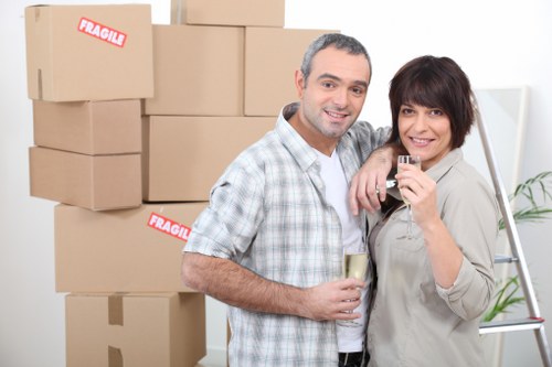 Safe transport of office furniture during commercial relocation