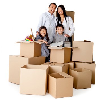 Packing supplies and moving boxes for a Queenspark relocation